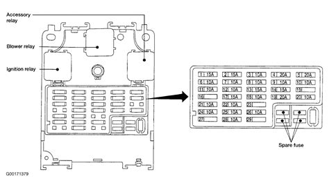 There is a low level diagram inside the fuse box cover but I would like to know where. . 2006 nissan armada fuse box diagram
